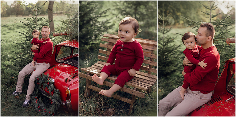 shooting photo noël famille